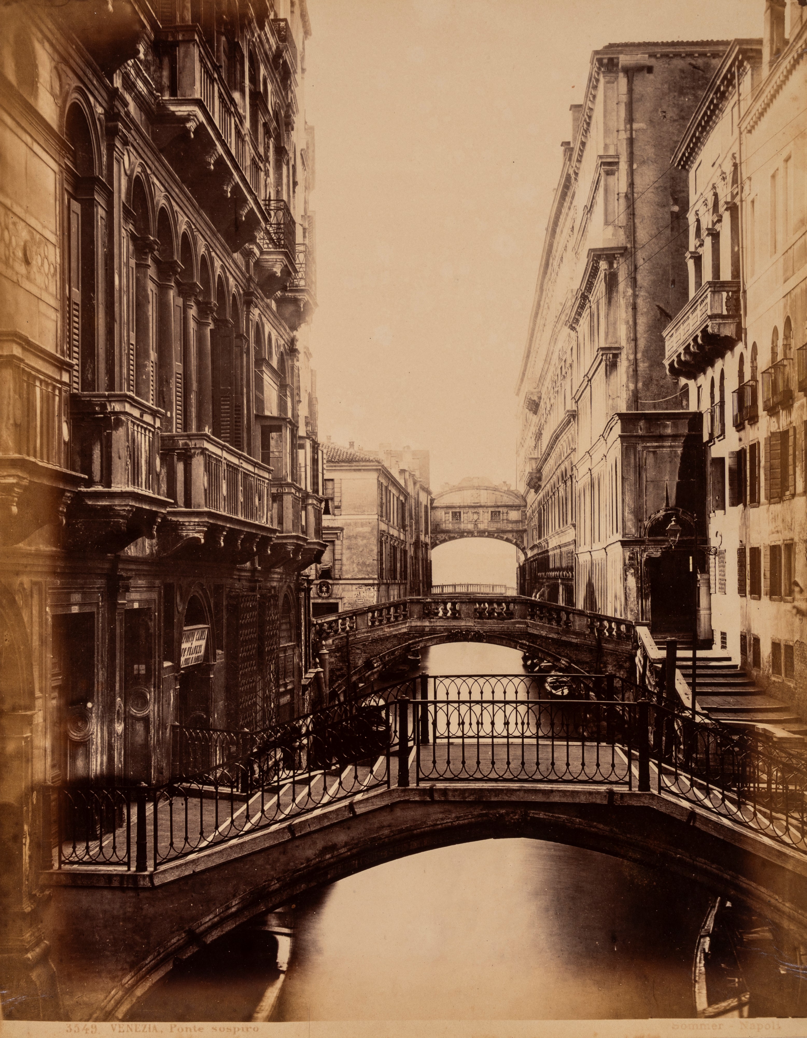 Giorgio Sommer - Venezia, Ponte dei Sospiri e Canal Grande