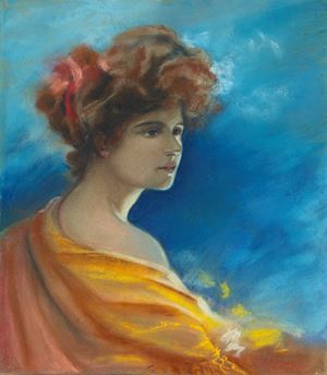 Giovane donna elegante (la sorella Marcella)