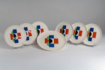 Sonia, 7 piatti di ceramica