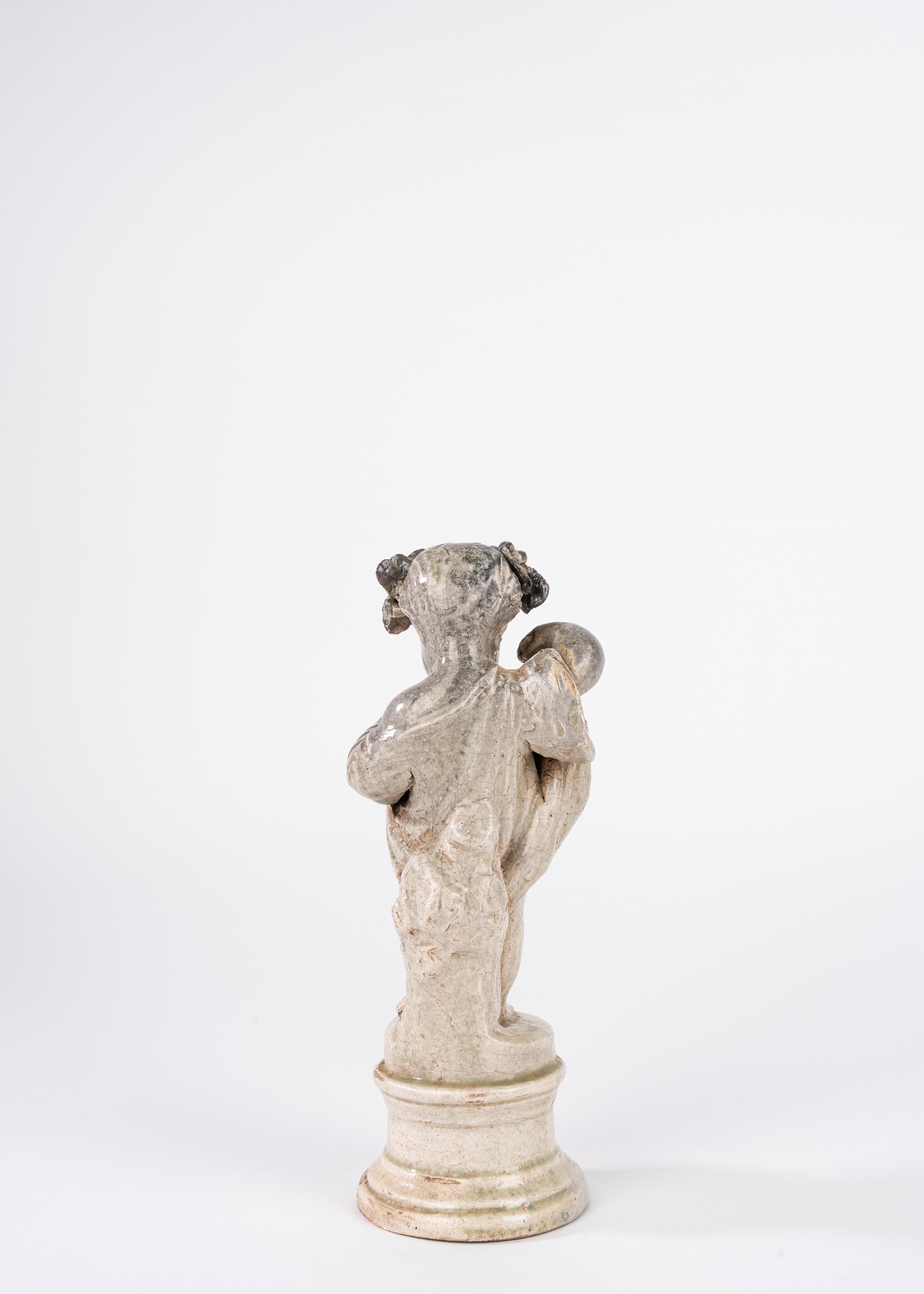 Bacchino, scultura in ceramica Capodimonte
