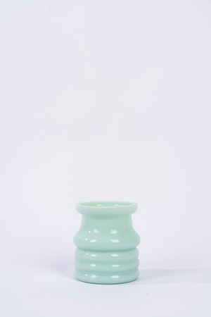 Vaso in vetro opalino art d&eacute;co