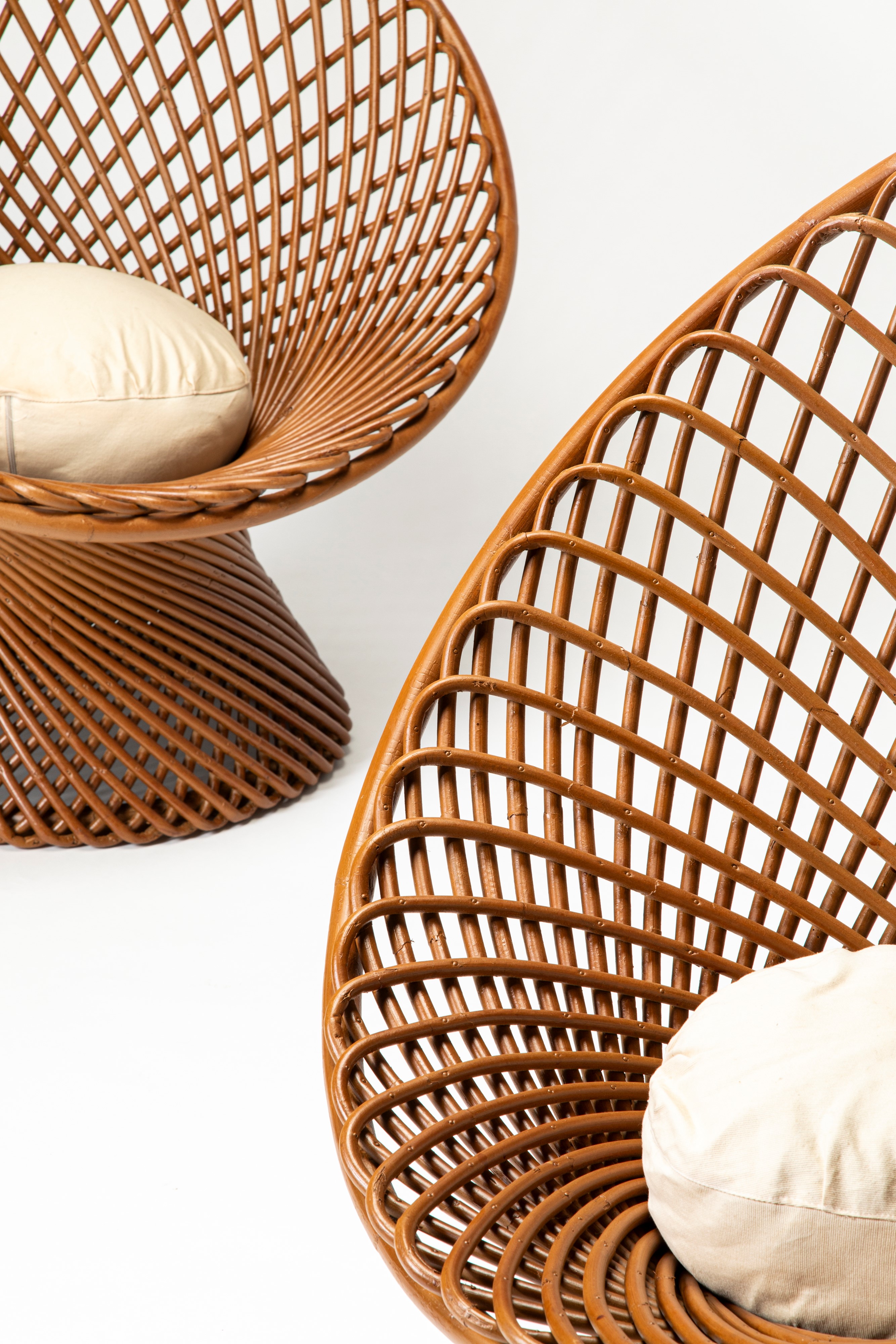 Franco Albini, Franca Helg - Coppia di Poltrone Modello 'primavera'