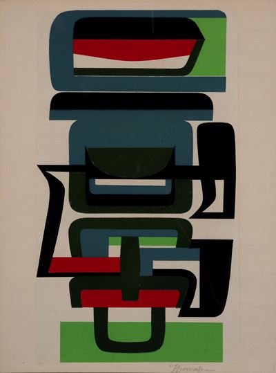 Senza titolo (serigrafia a colori, es. 247/300)