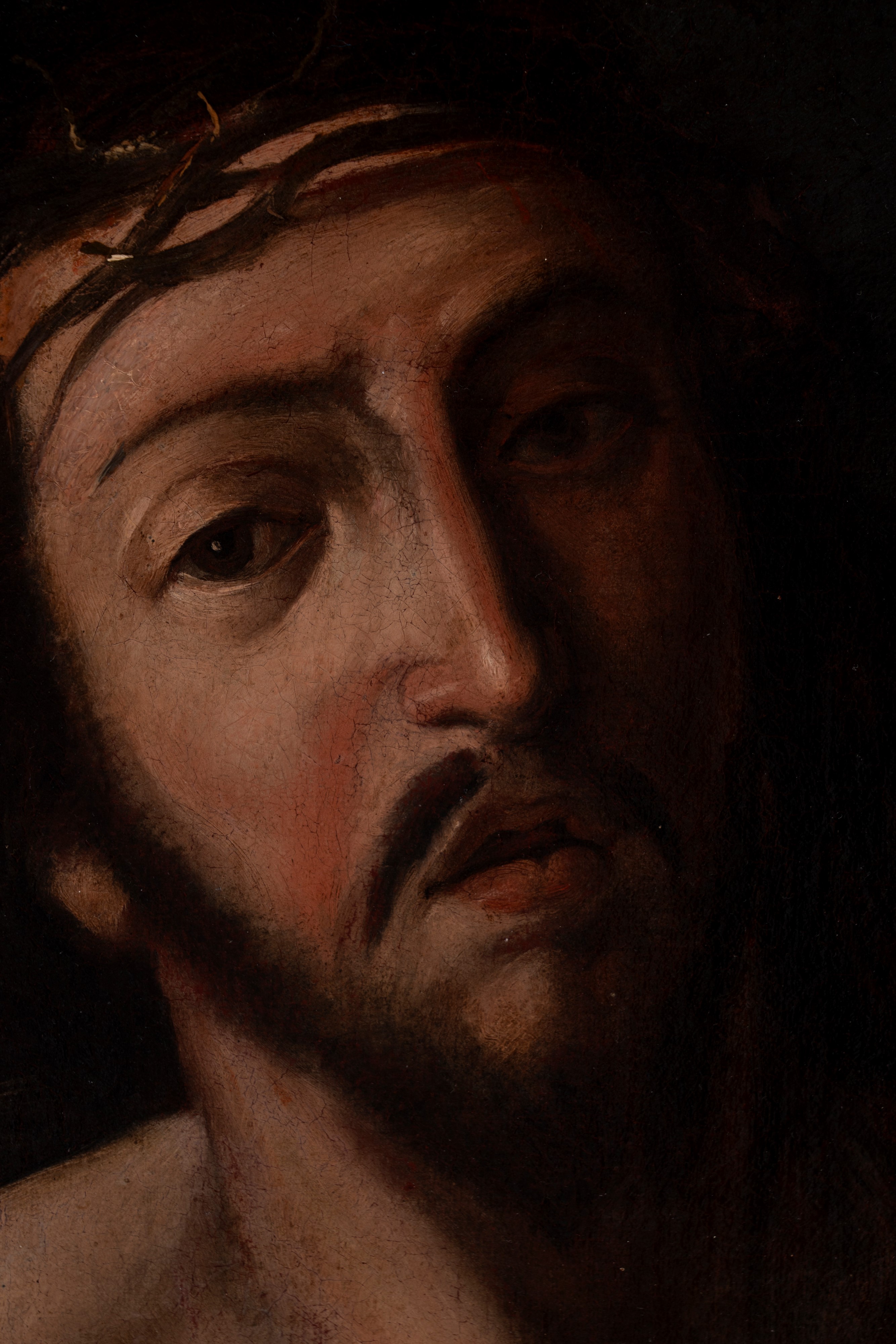 Ambito di Caravaggio - Cecco del Caravaggio (Francesco Buoneri), Ecce Homo con Pilato e un soldat...