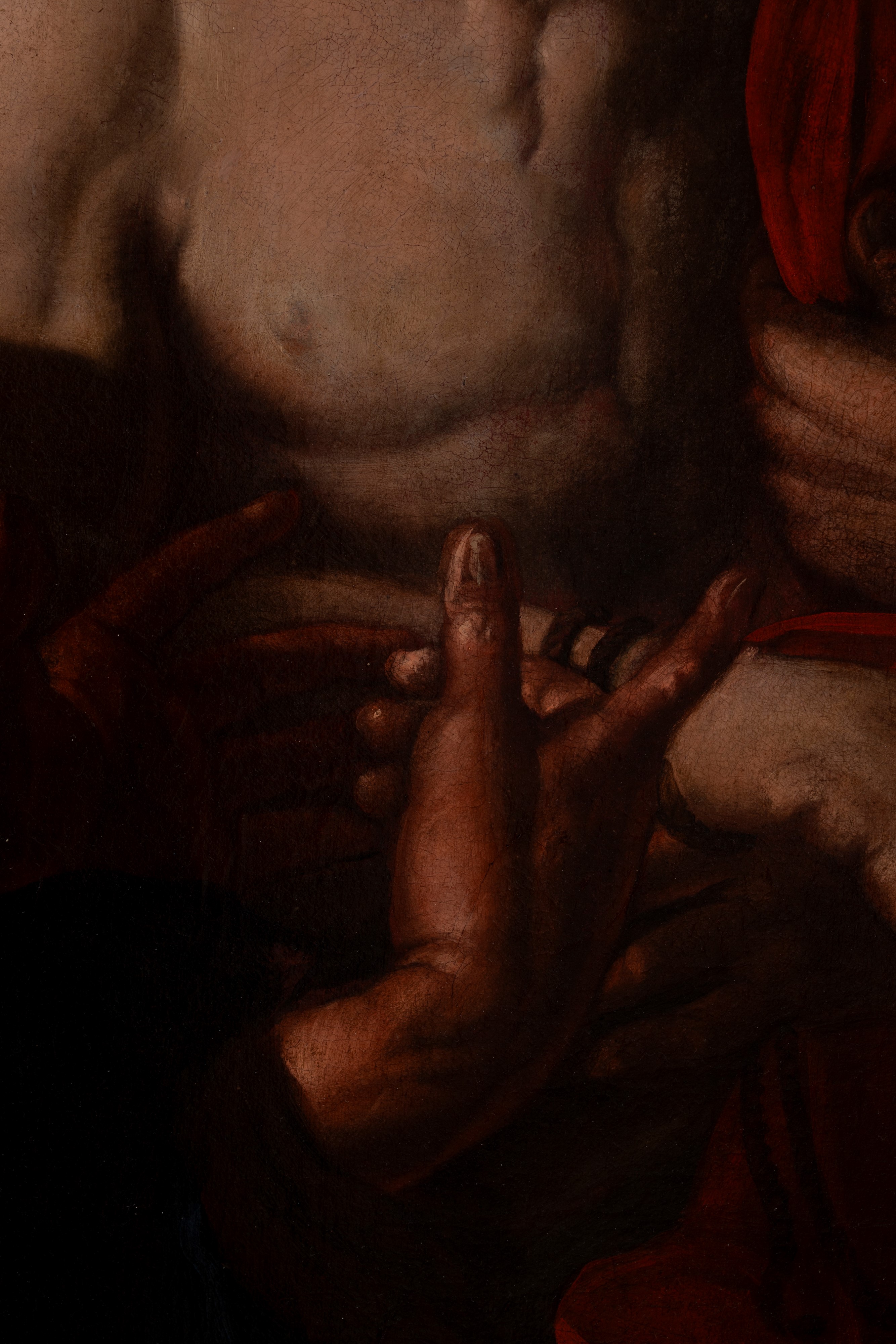 Ambito di Caravaggio - Cecco del Caravaggio (Francesco Buoneri), Ecce Homo con Pilato e un soldat...