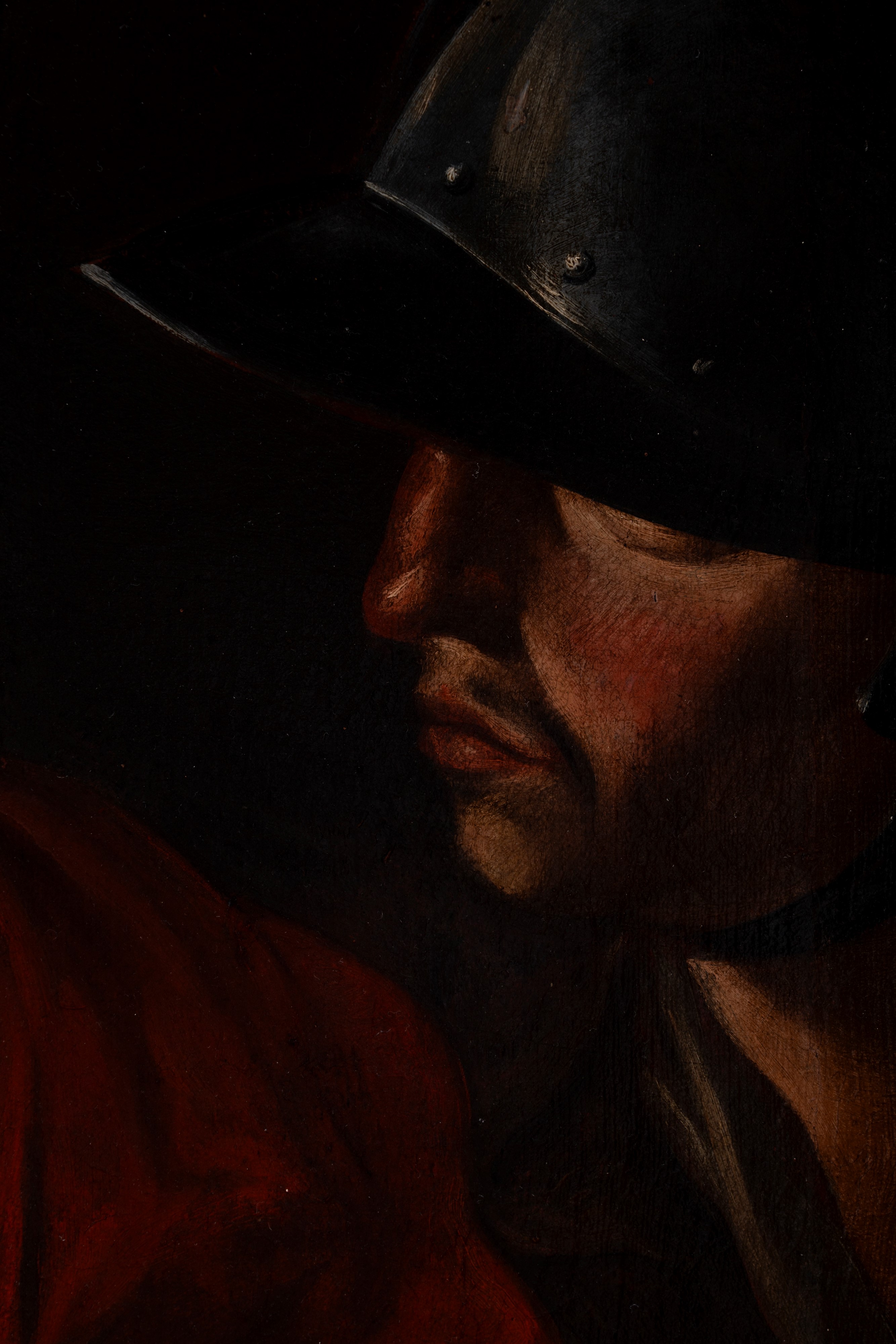 Ambito di Caravaggio - Cecco del Caravaggio (Francesco Buoneri), Ecce Homo con Pilato e un soldat...