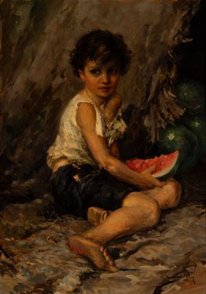 Ritratto di giovane con anguria