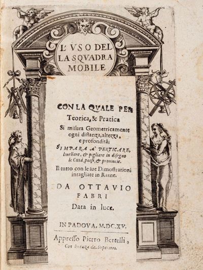L'vso della Squadra Mobile con la Quale per Teorica, & Pratica Si Misura Geometricamente Ogni Dis...