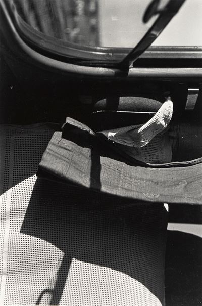 Train compartiment, vers l'Espagne, Stampa ai sali d'argento, anni 1950