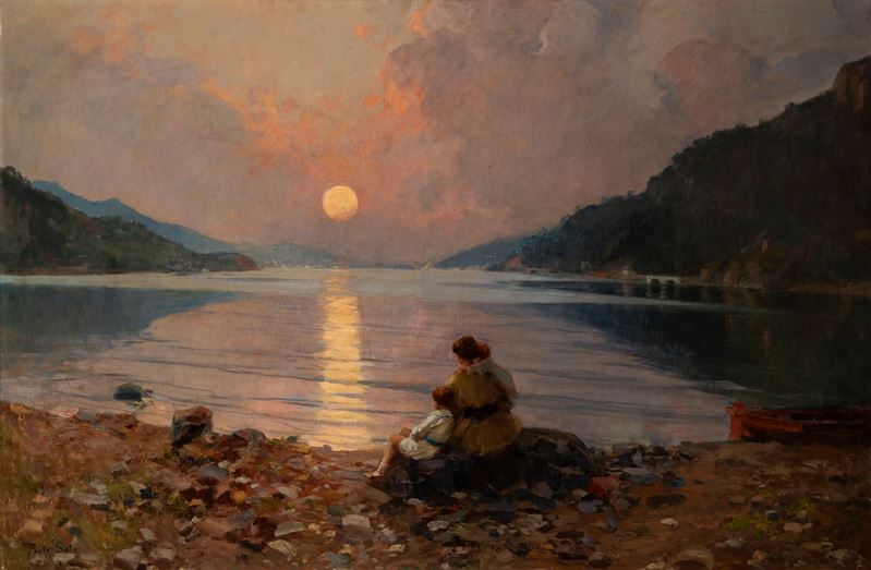 Tramonto al lago di Mergozzo