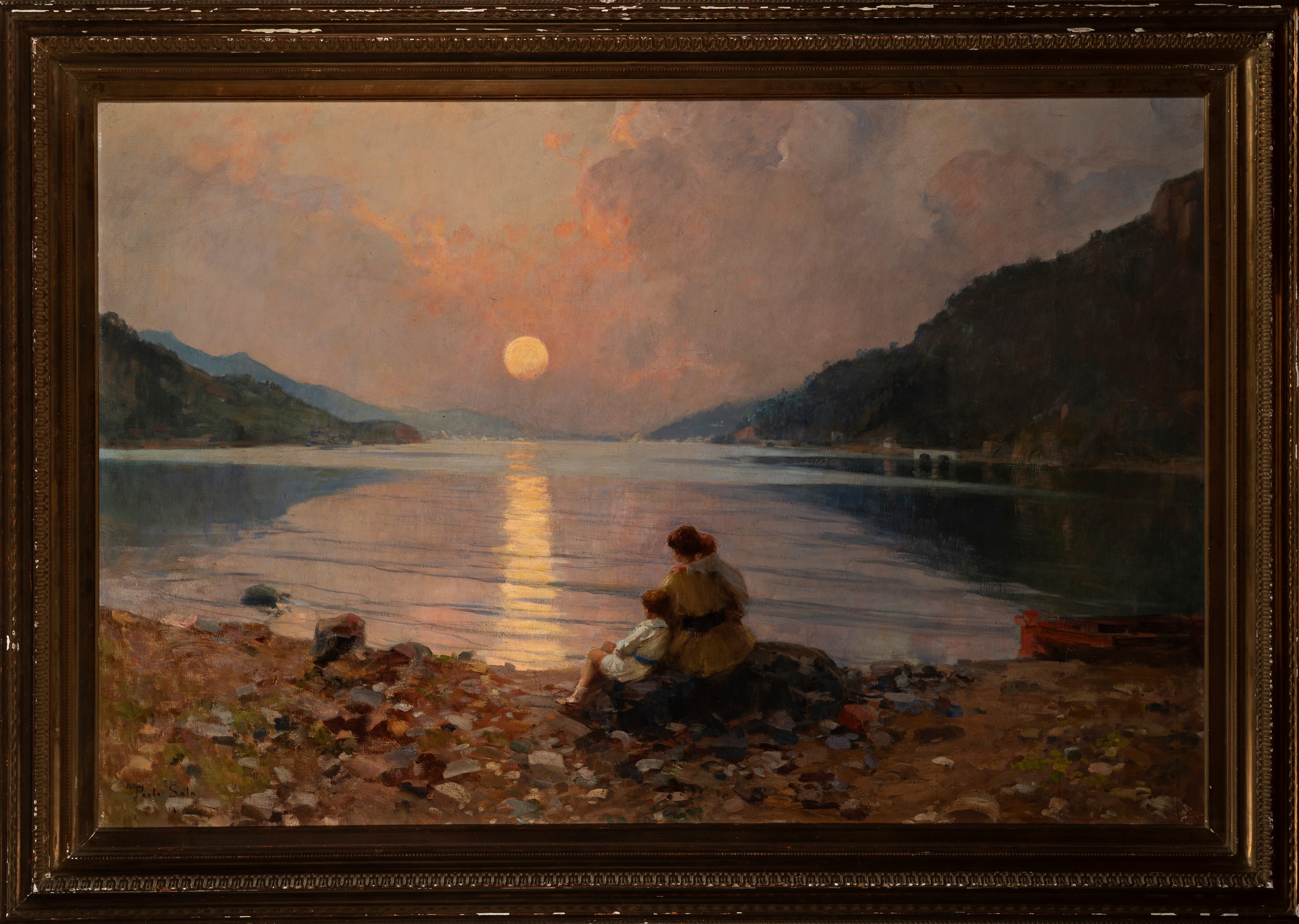 Tramonto al lago di Mergozzo