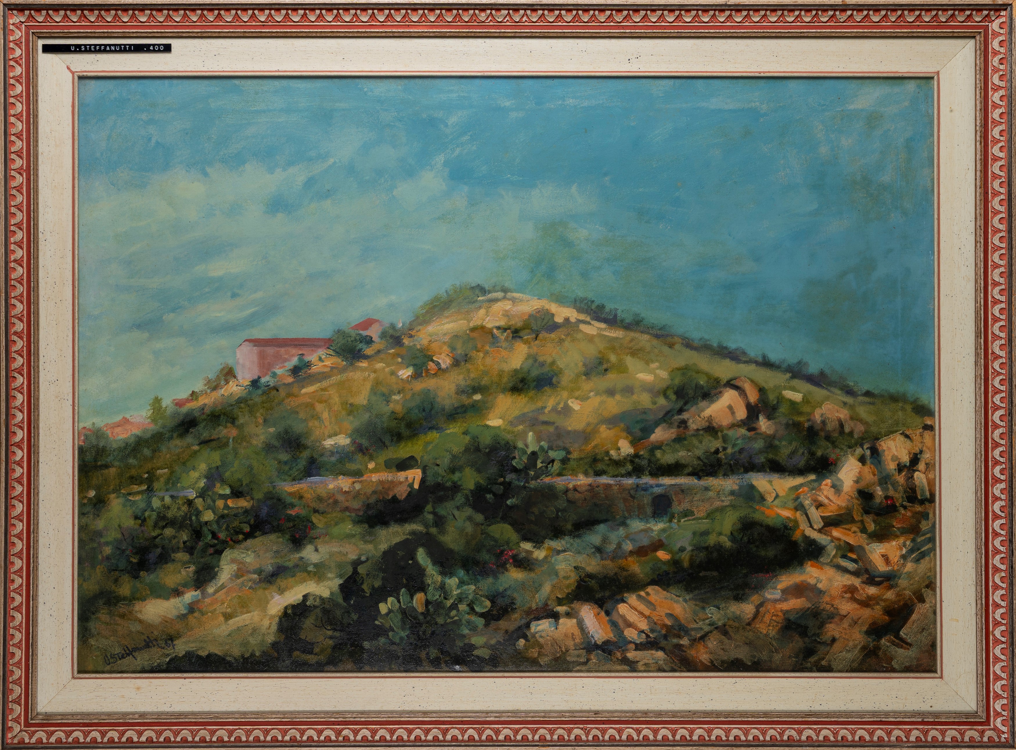 Ugo Steffanutti - Sardegna '67, tempera e olio su tela