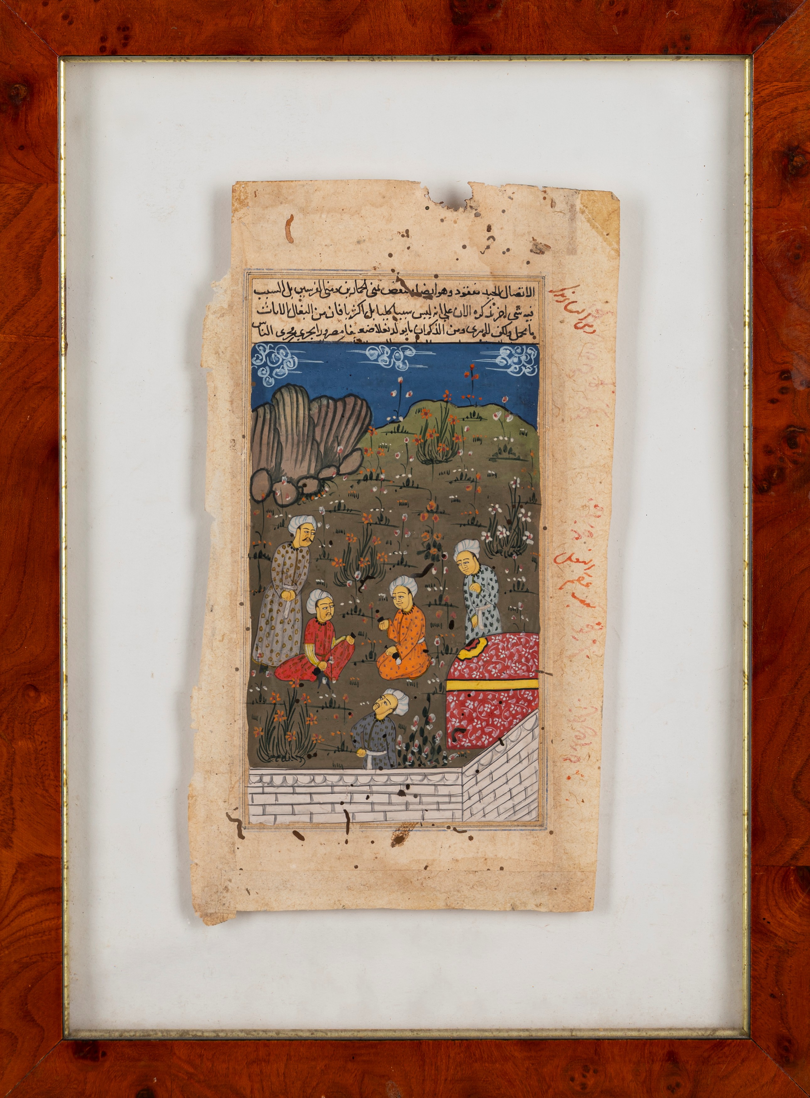 Miniatura indopersiana, tempera su carta