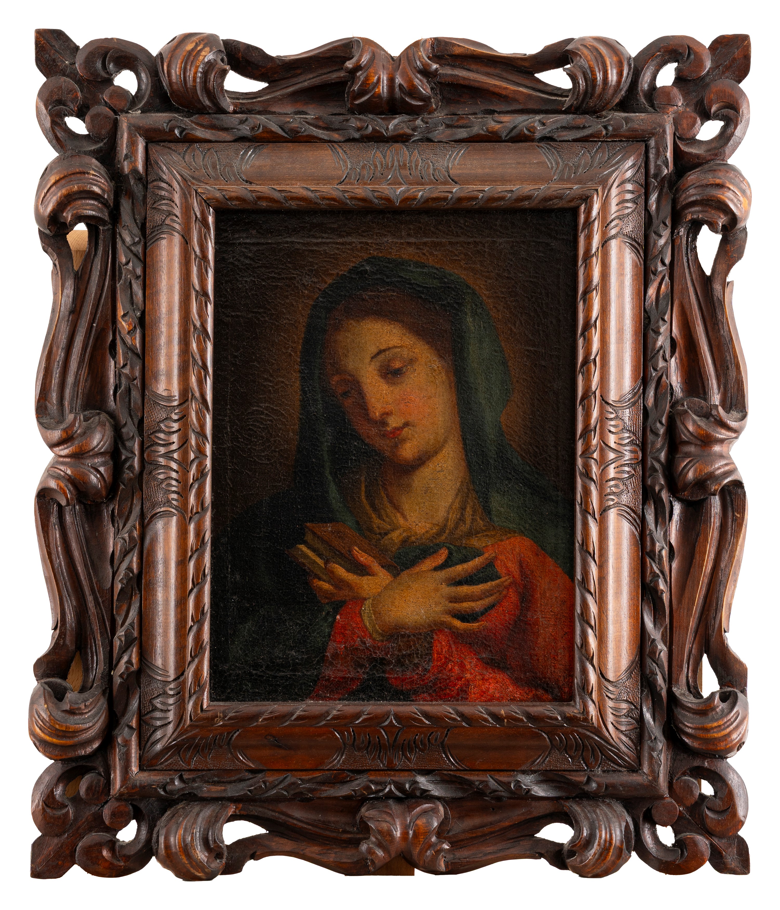 Scuola Italiana, Secolo XVII - Vergine orante, olio su tela