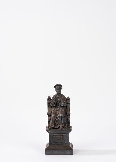 Arnolfo di Cambio, Bronzetto raffigurante San Pietro in trono, secolo XIX