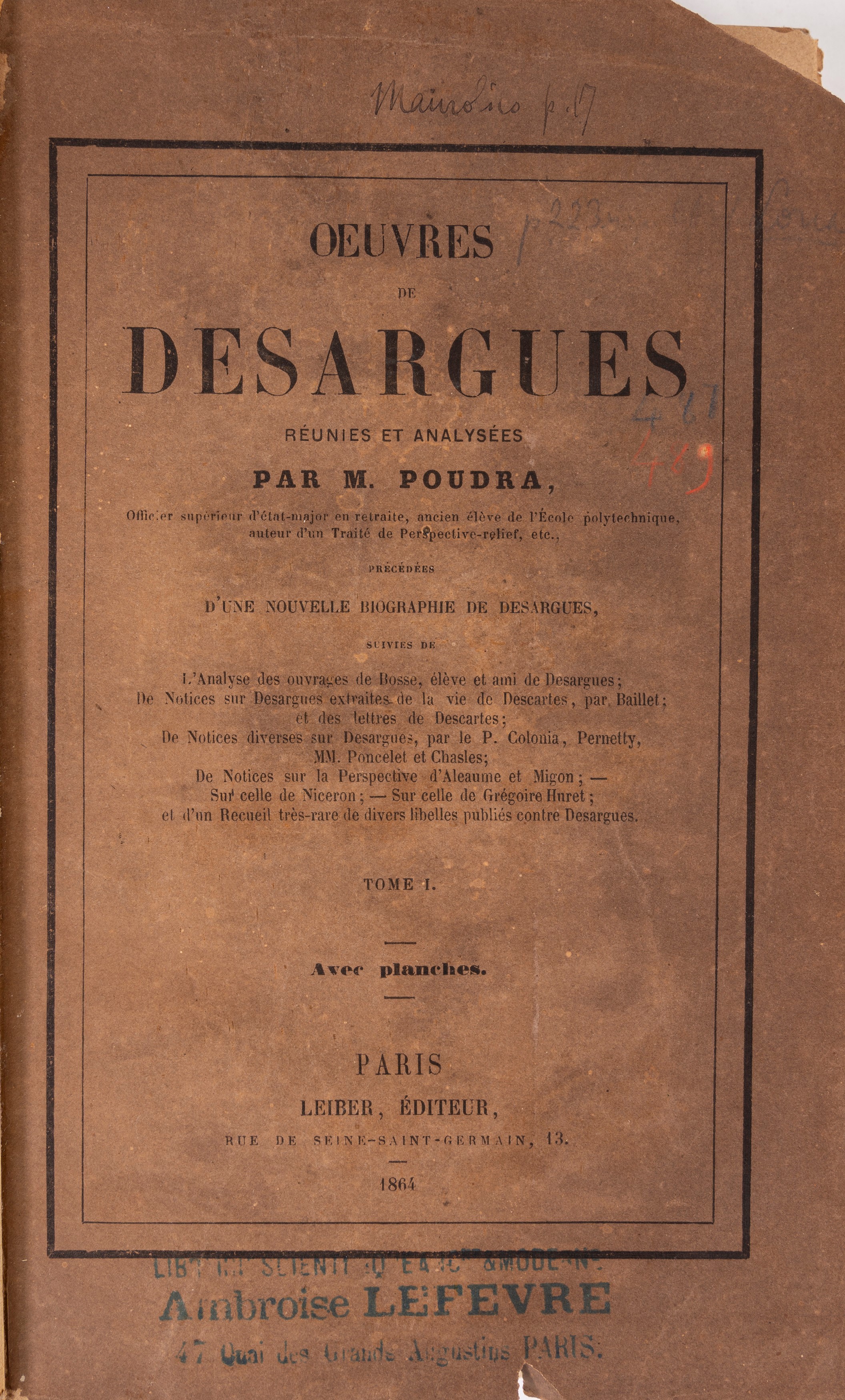 Oeuvres de Desargues