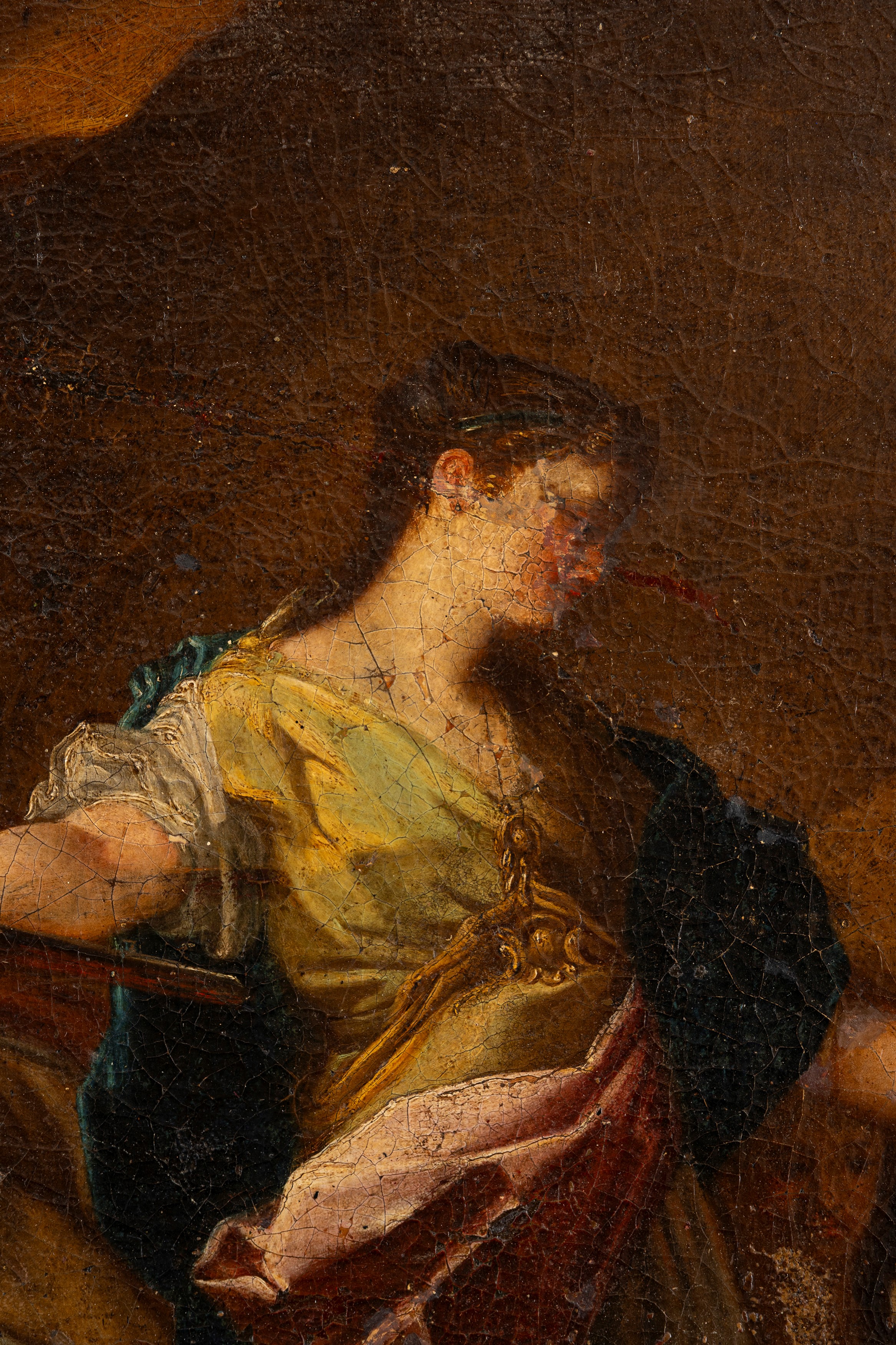 Scuola Italiana, Secolo XVIII - Autore non identificato, Giuditta e Oloferne, olio su tela