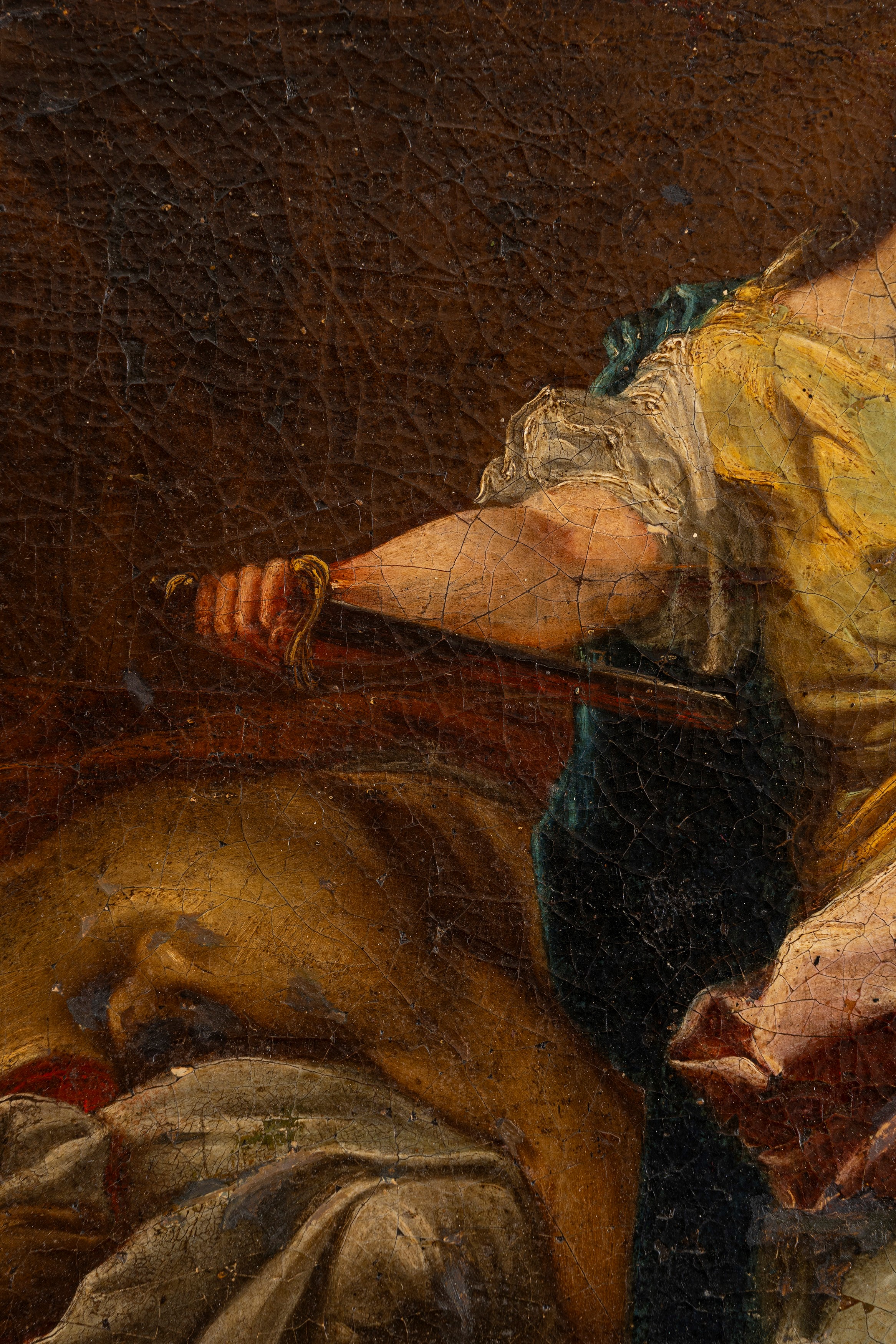 Scuola Italiana, Secolo XVIII - Autore non identificato, Giuditta e Oloferne, olio su tela