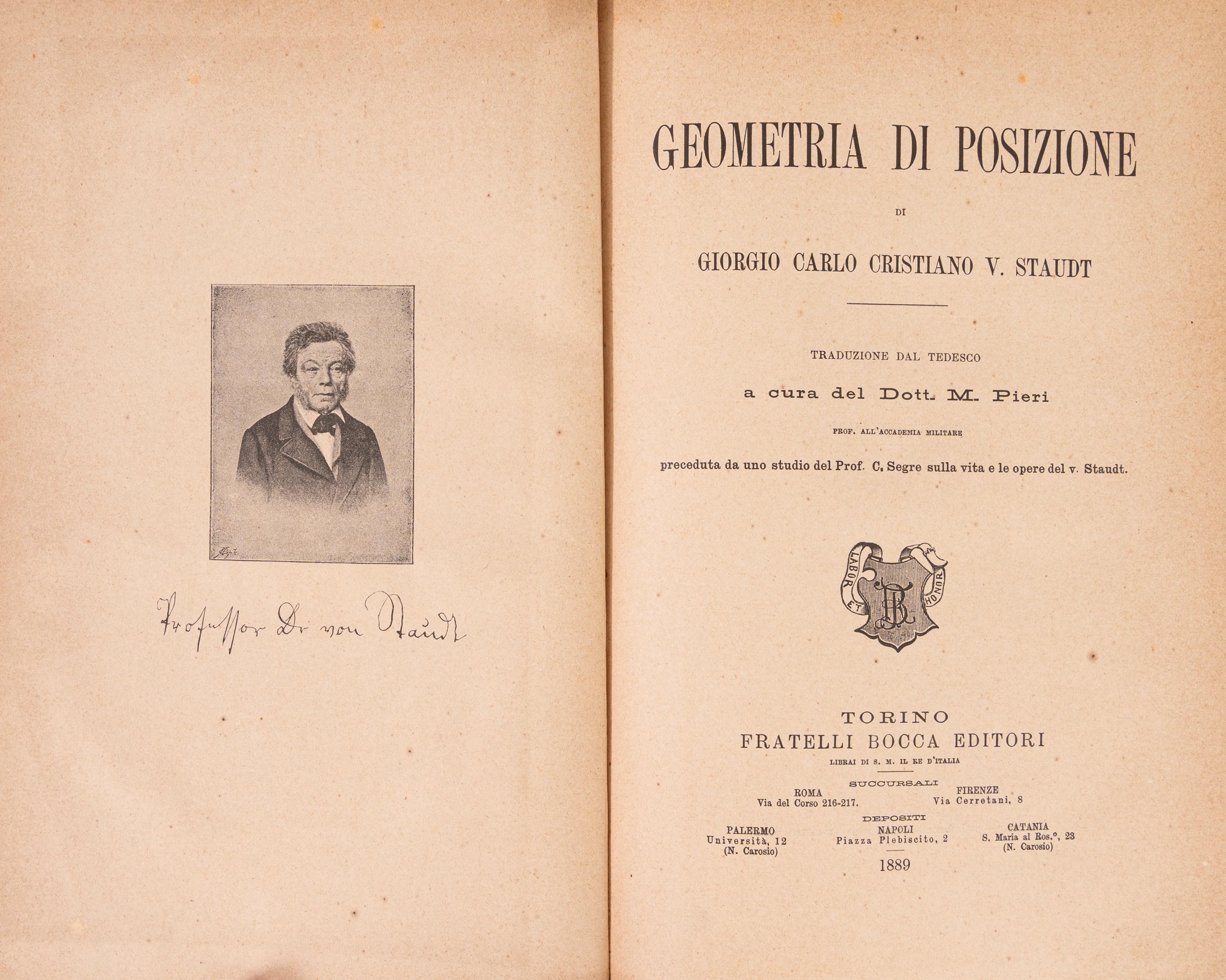 Della invenzione geometrica opera postuma di Nicola Fergola rifatta, compiuta e pubblicata da V. ...