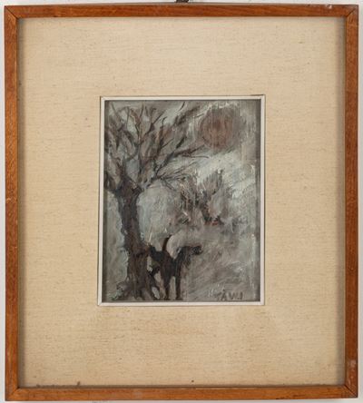 Albero con cane