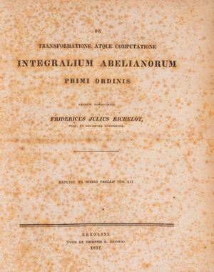 Sulle quantit&agrave; immaginarie