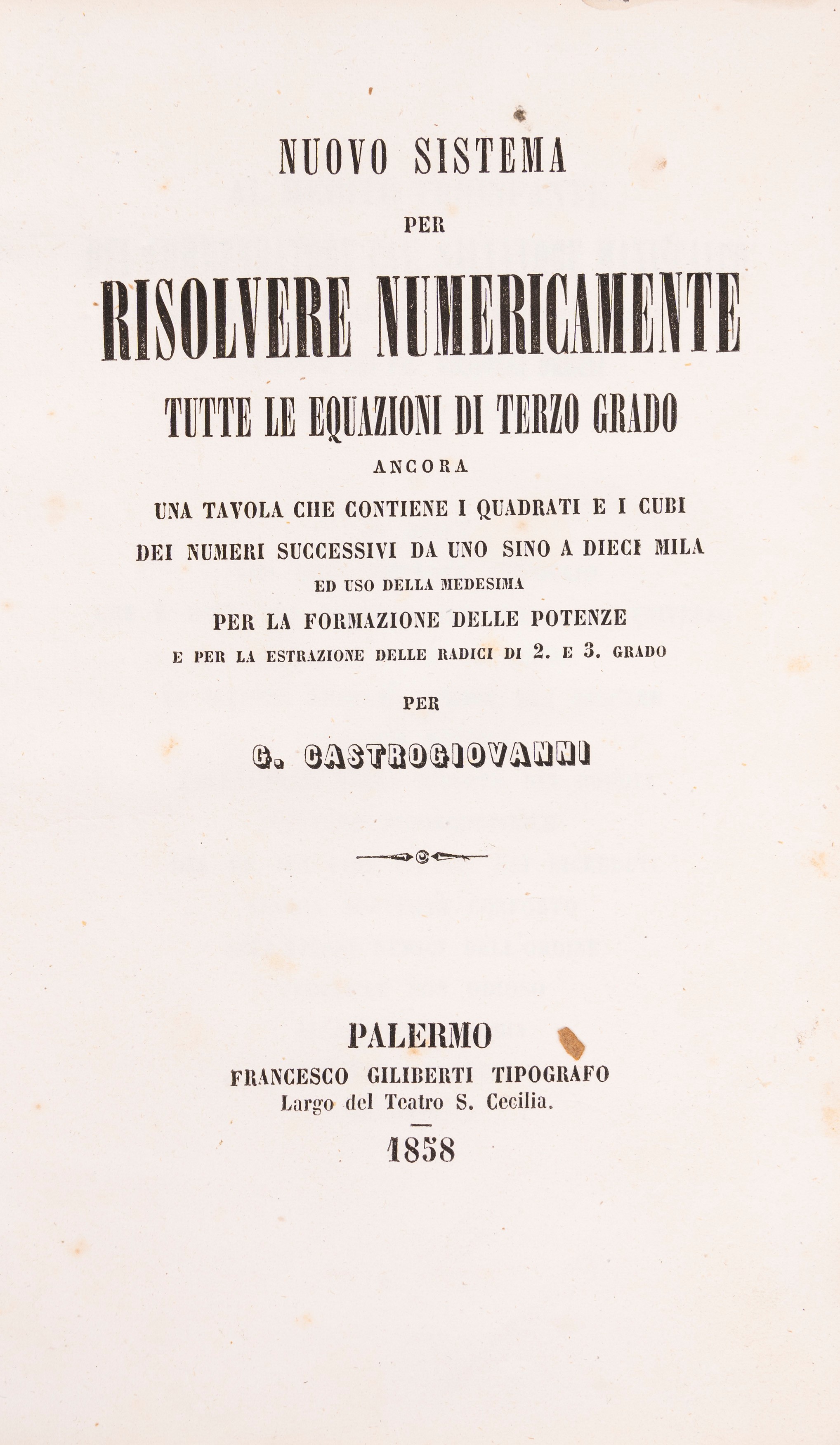 Sulle quantità immaginarie