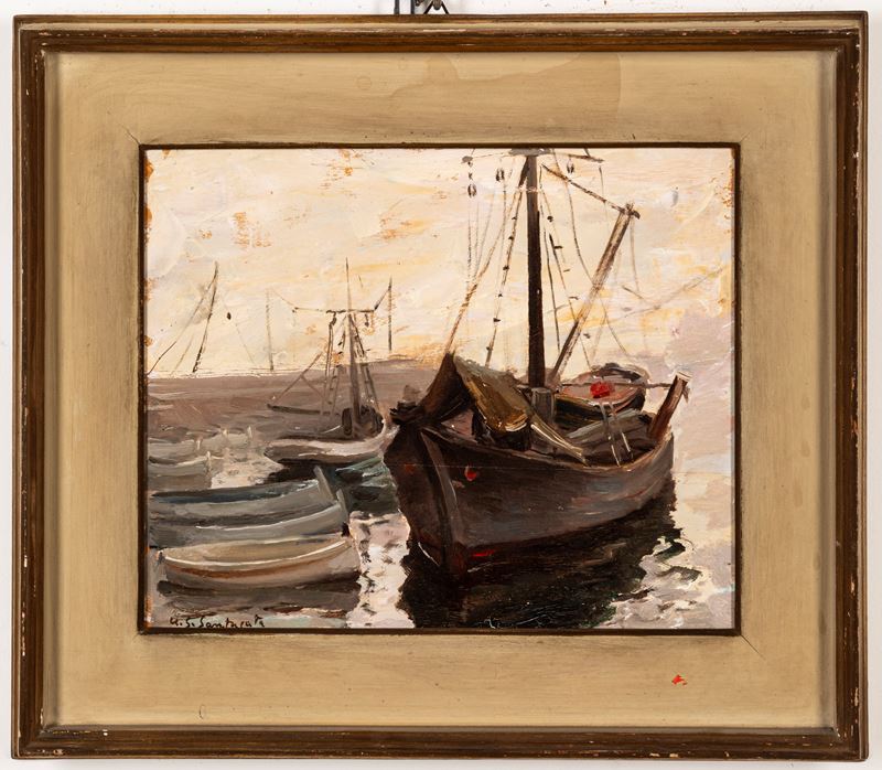 Nel porto di Camogli