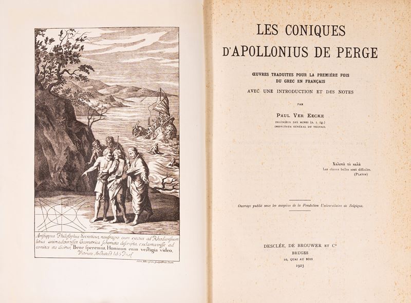 Les Oeuvres Completes d´Archimedé. Traduits du grec en francais avec une introducción et des note...