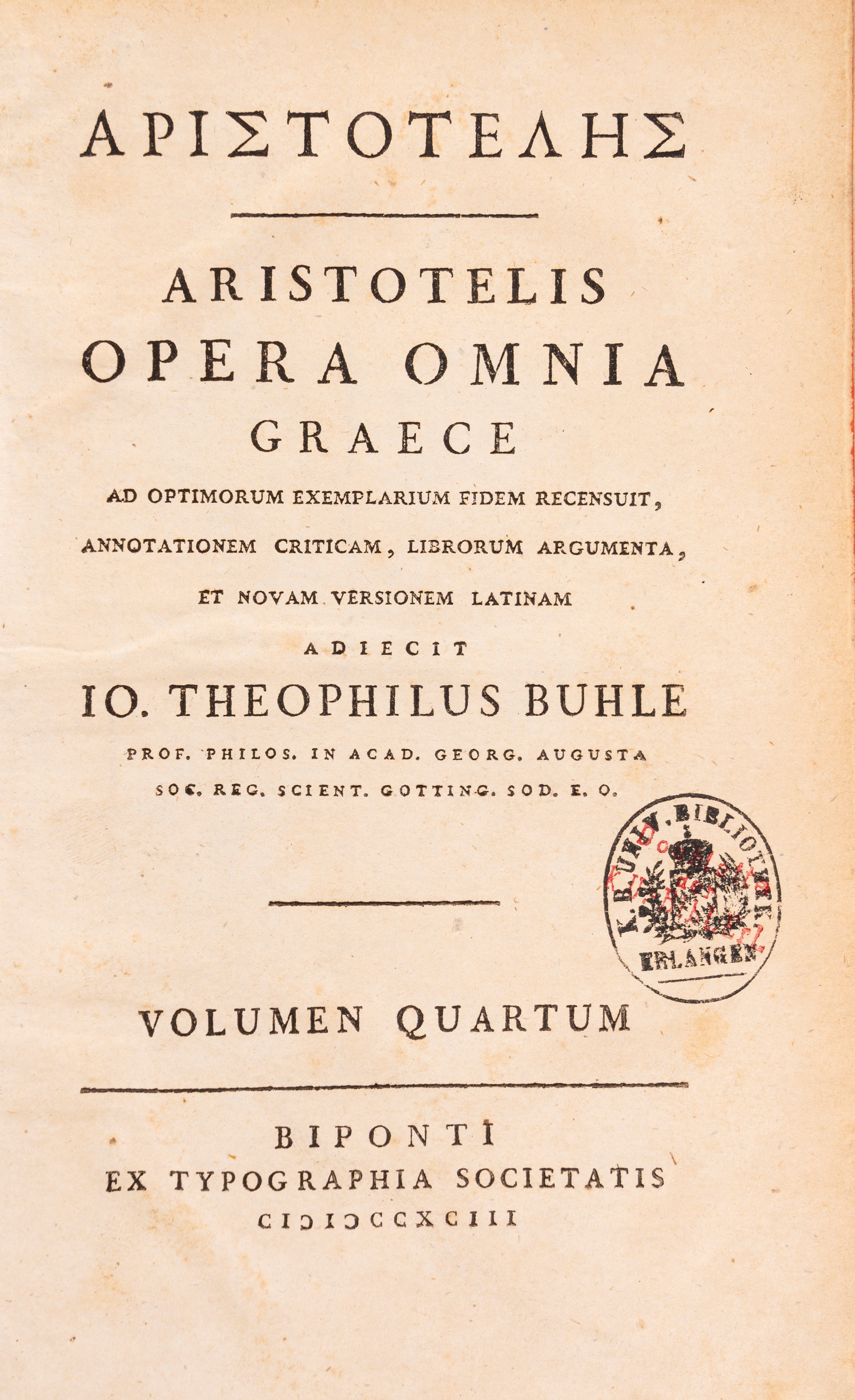 Aristotelis opera omnia