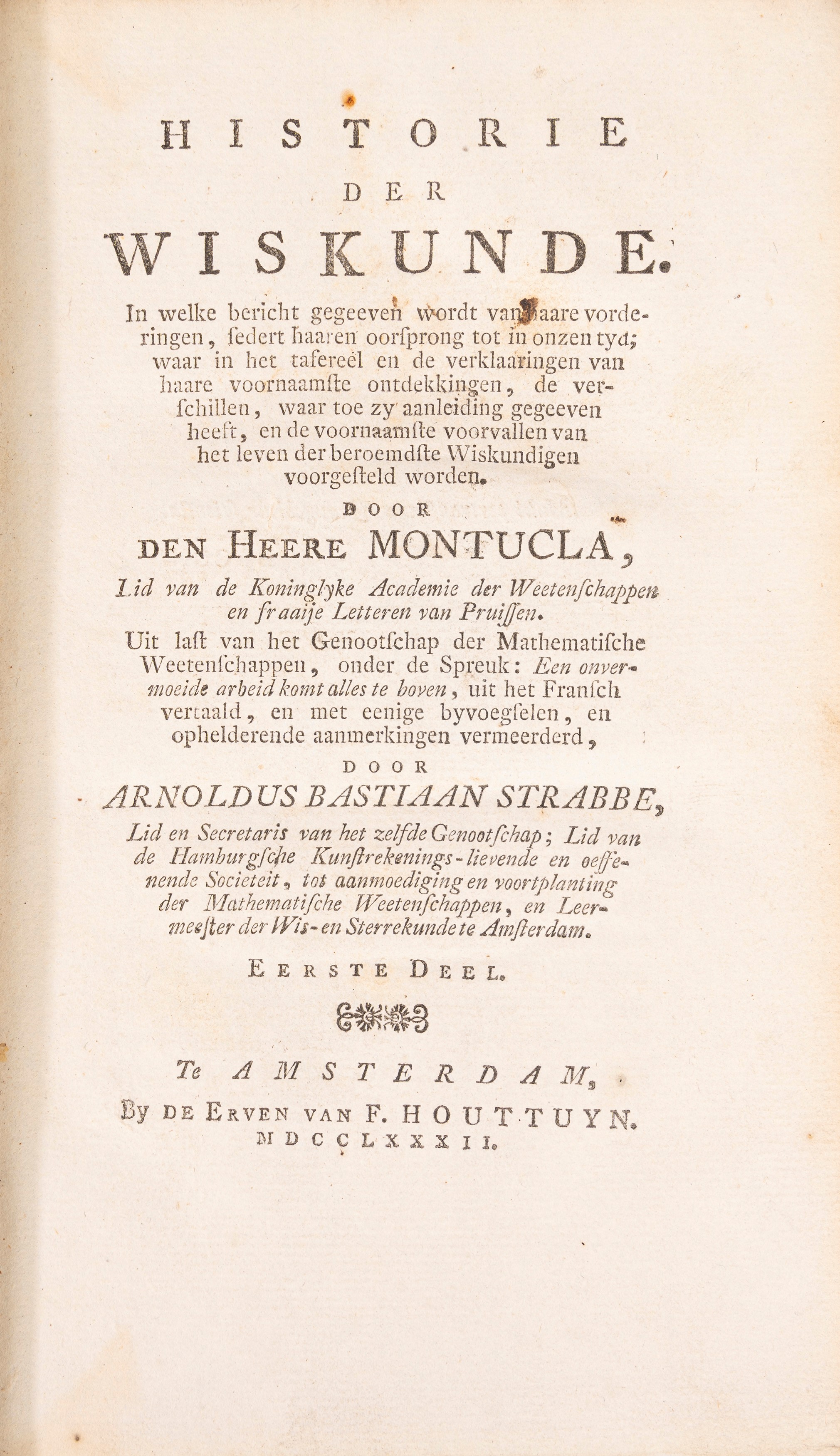 Historie der Wiskunde