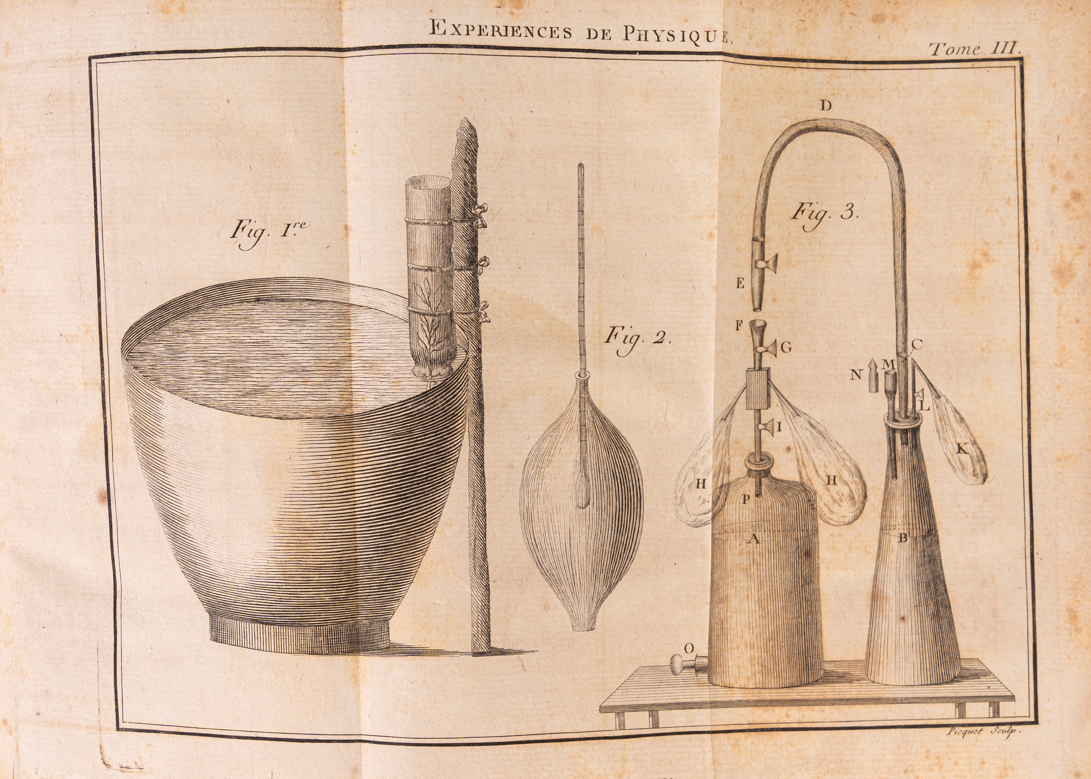 Expériences & observations sur différentes branches de la physique, et des Observations sur l'air