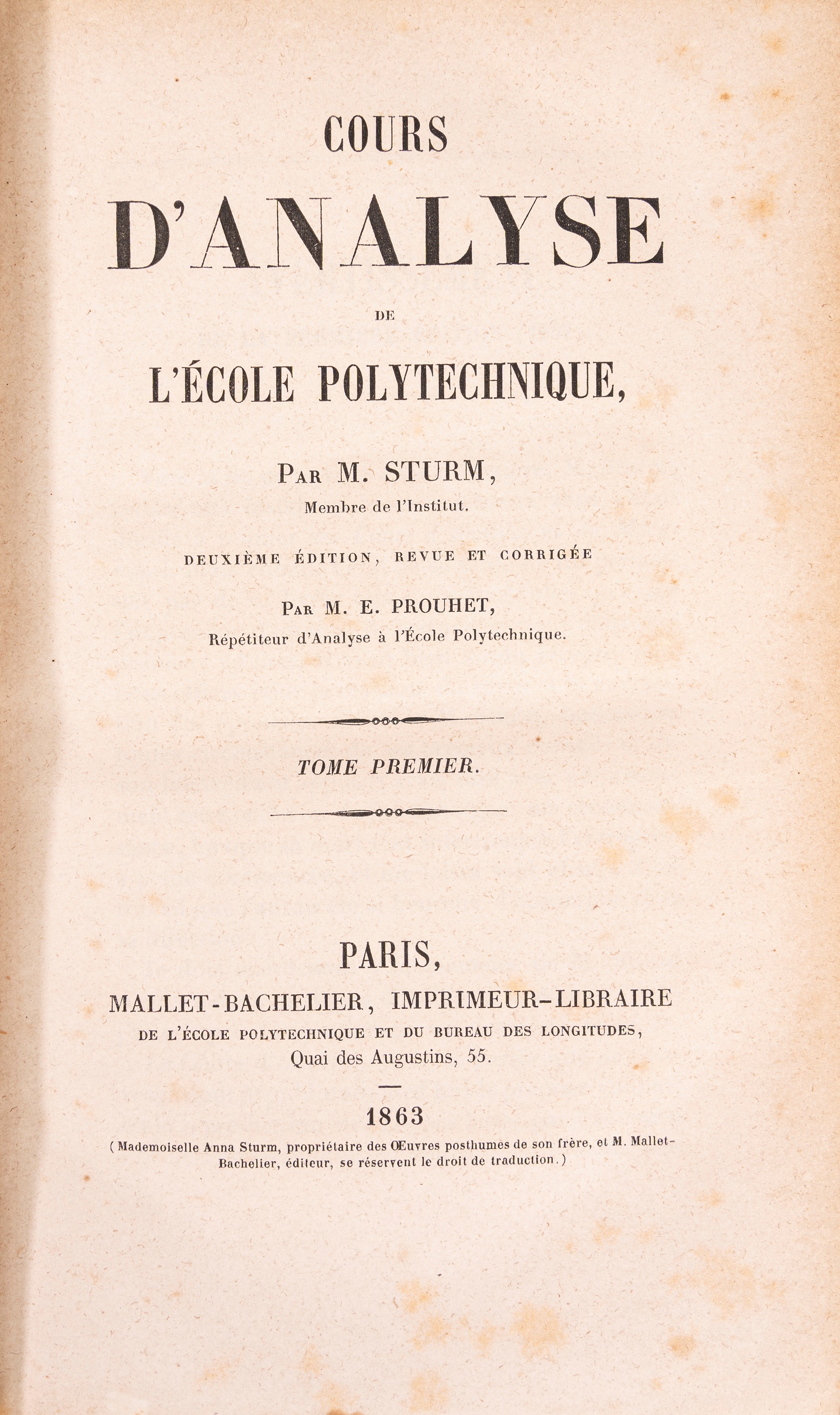 Traité de Mécanique