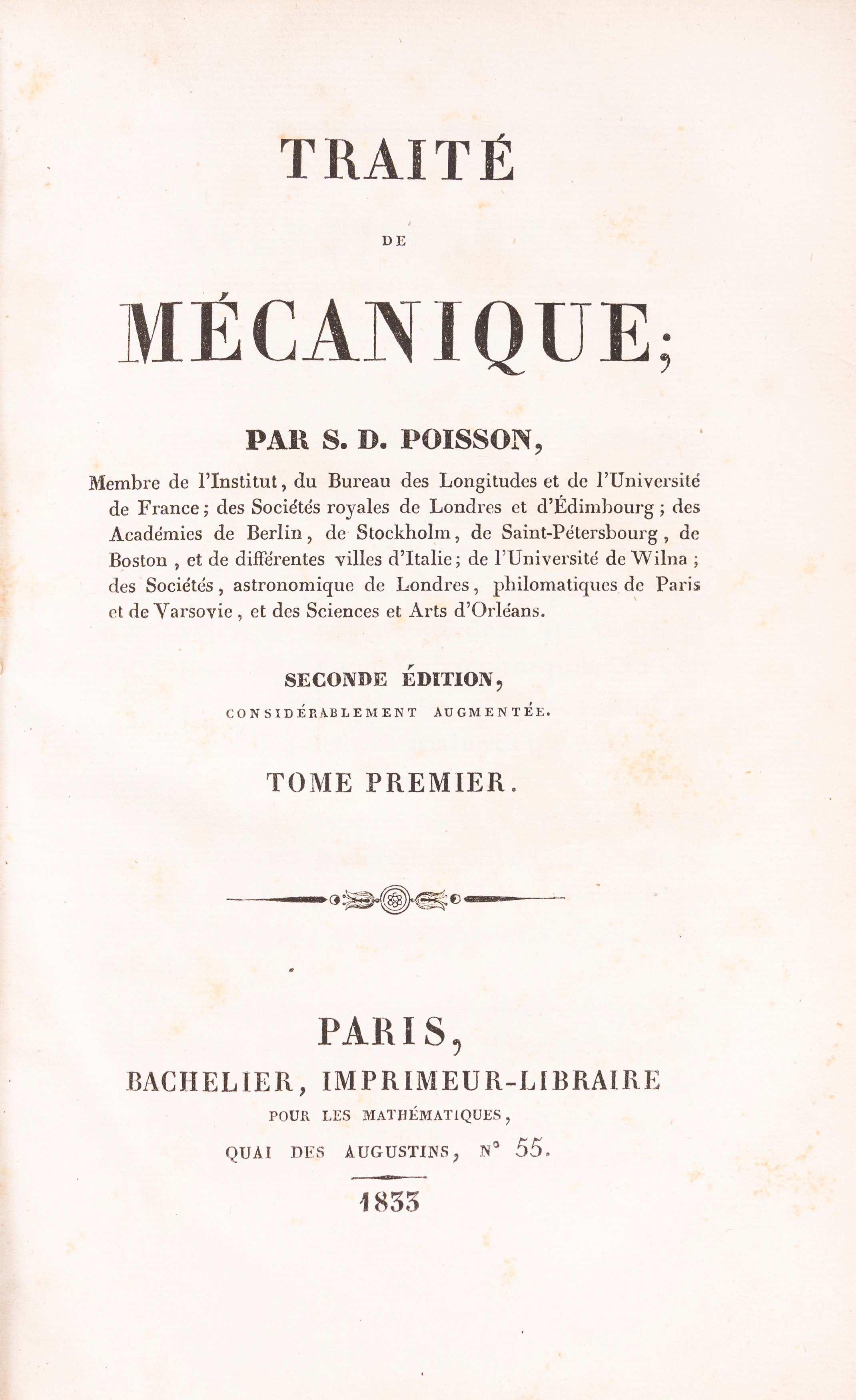 Traité de Mécanique