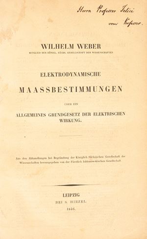 Elektrodynamische Maassbestimmungen