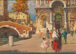 Paesaggio con figure