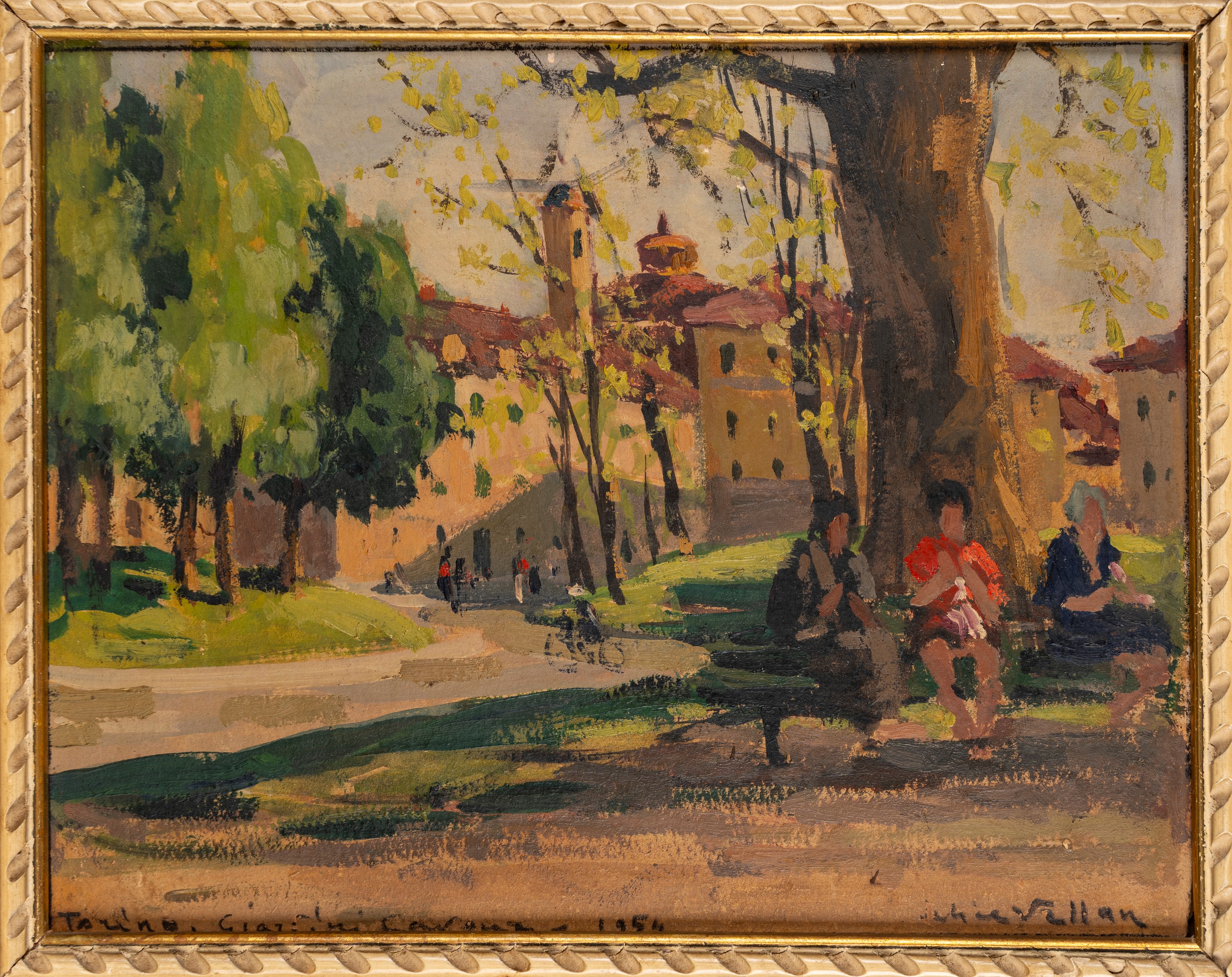 Coppia di vedute di Torino