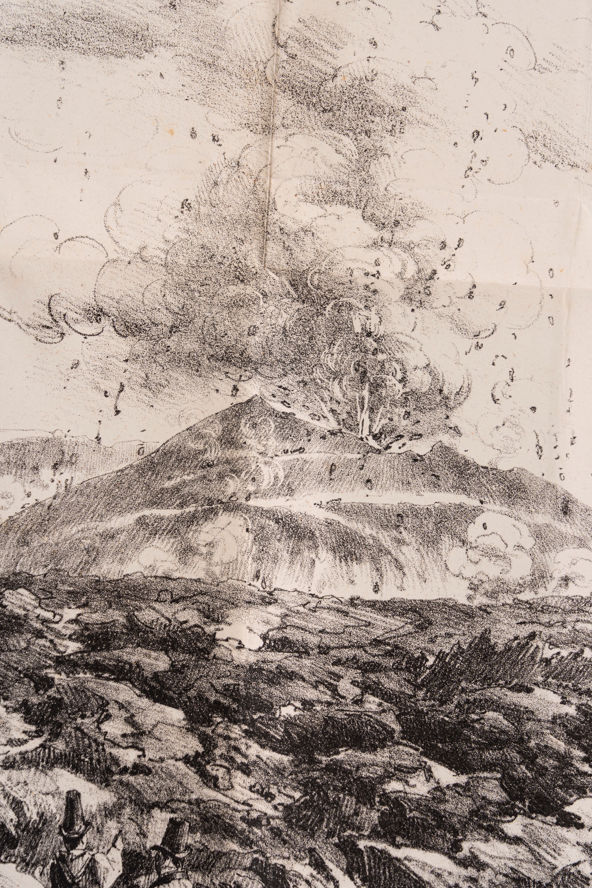 Vues du Vésuve avec un précis de ses éruptions principales