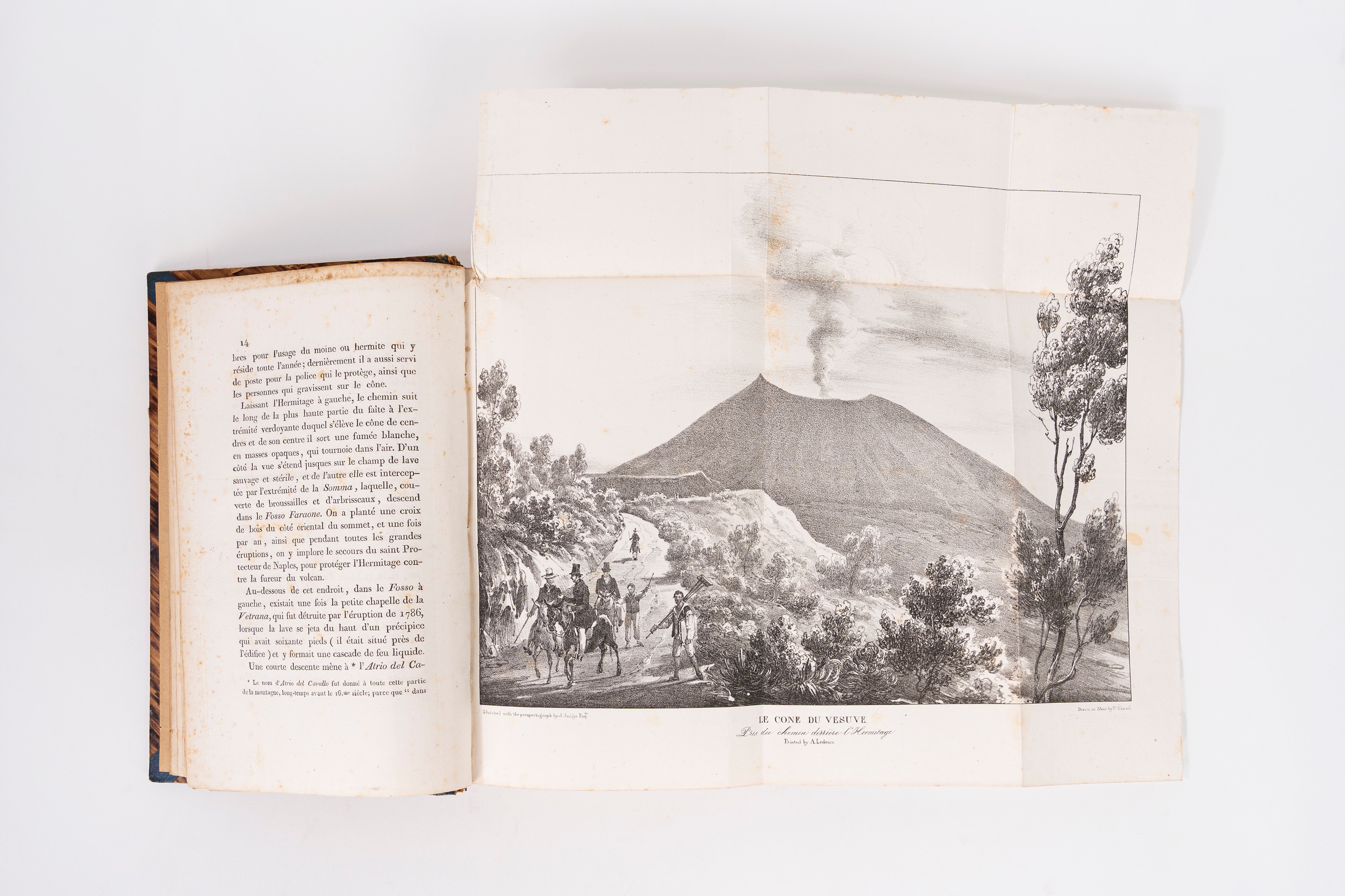 Vues du Vésuve avec un précis de ses éruptions principales