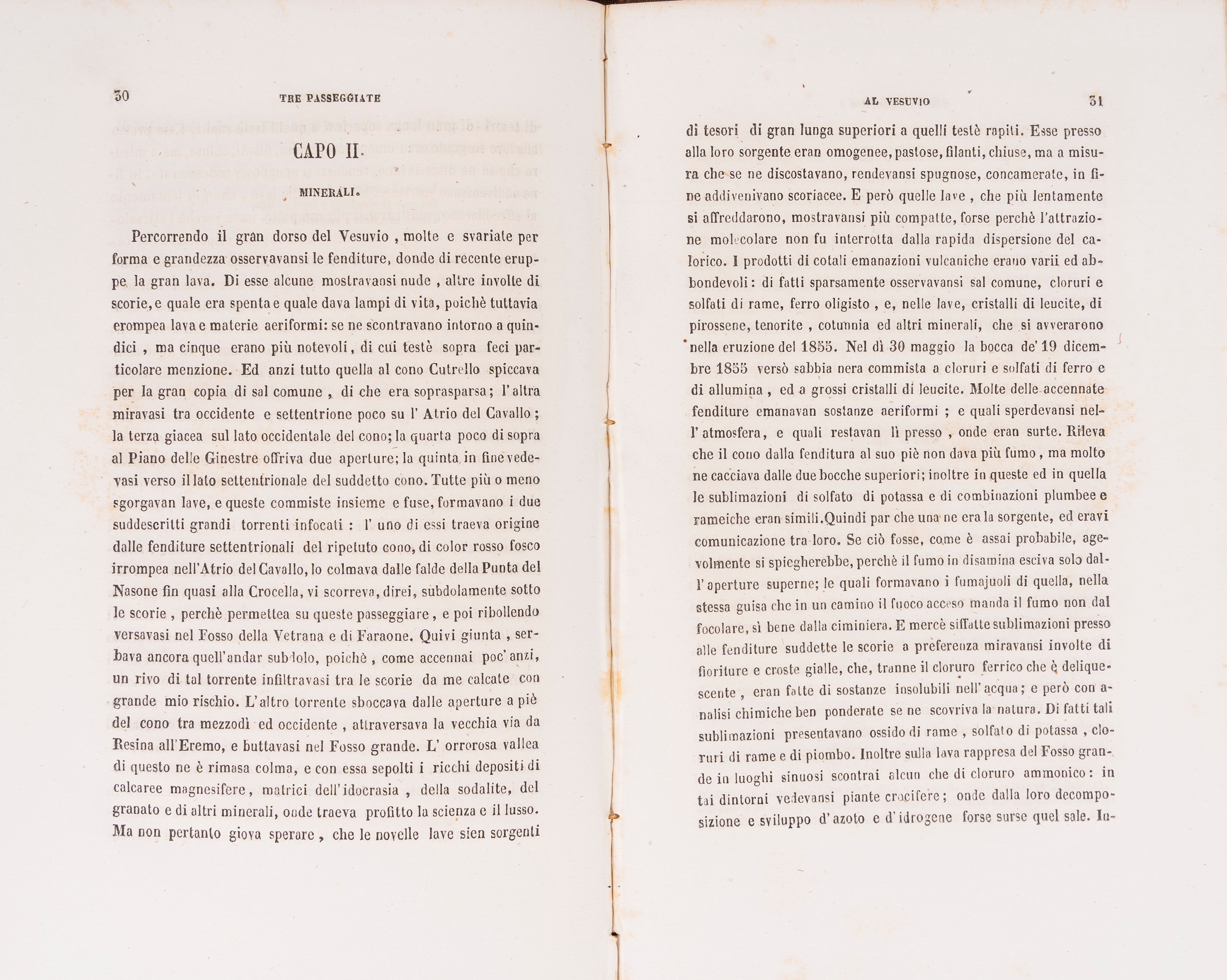 Tre passeggiate al Vesuvio ne' di' 3 e 21 giugno e 27 settembre 1858, ovvero, Osservazioni sulla ...