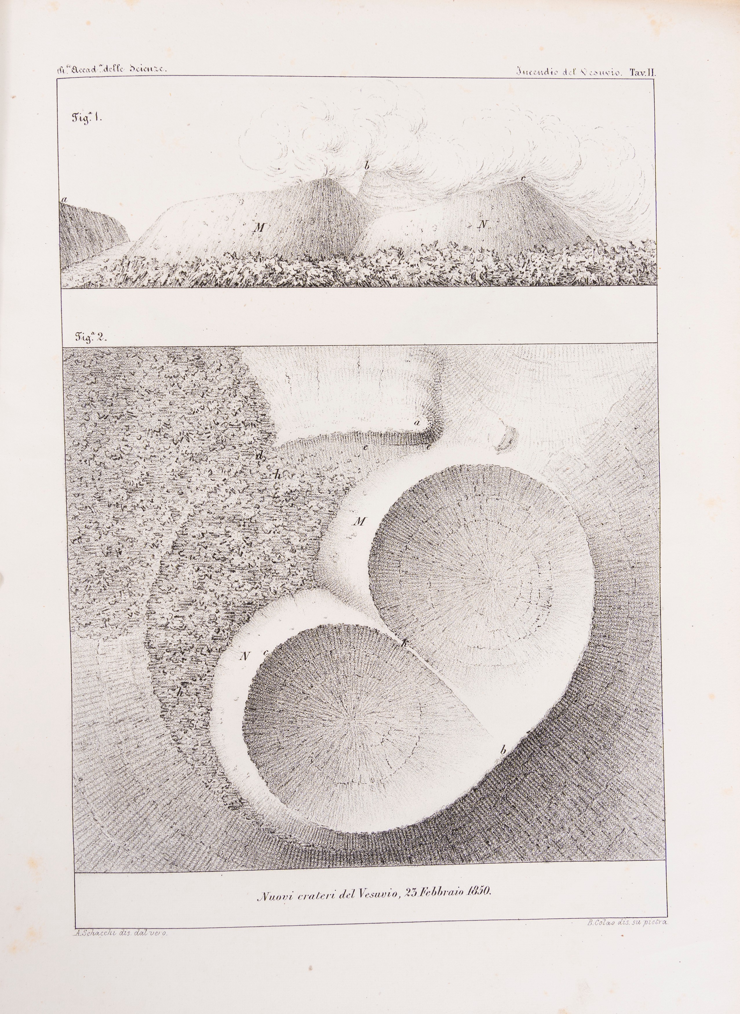 Memoria sullo incendio vesuviano del mese di maggio 1855