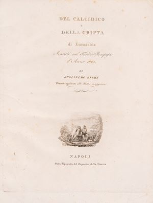 Del calcidico e della cripta di Eumachia scavati nel Foro di Pompeja l'anno 1820 