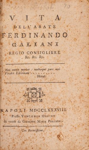 Spaventosissima descrizione dello spaventoso spavento che ci spavent&ograve; tutti coll&rsquo;eruzione del Vesuvio la sera degli otto d&rsquo;Agosto 1779, ma (per grazia di Dio) dur&ograve; poco