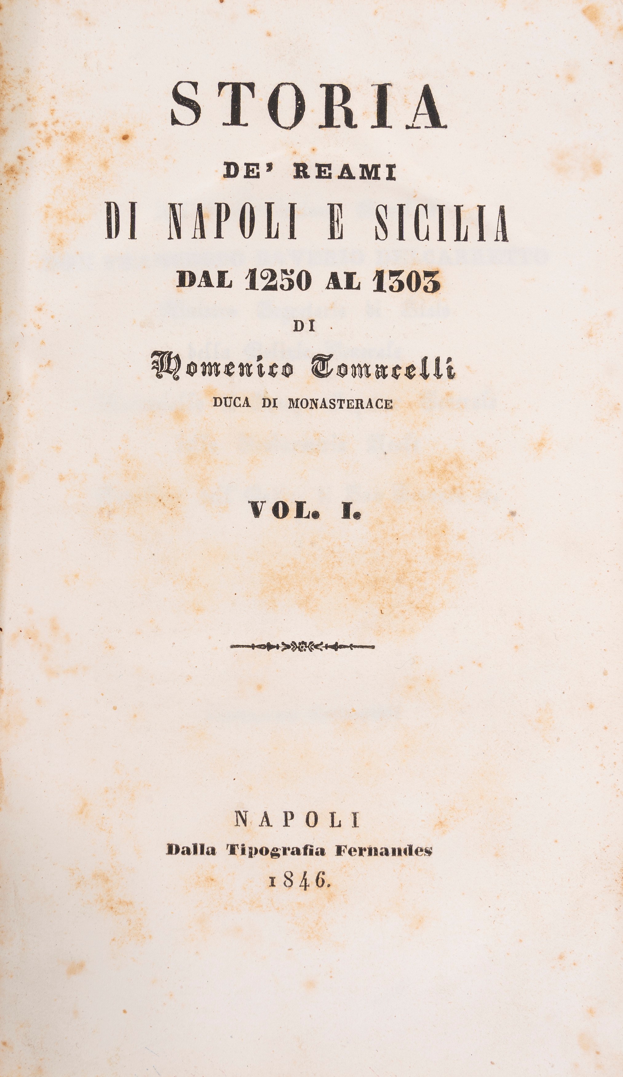 Storia cronologica dei vicerè luogotenenti e presidenti del Regno di Sicilia