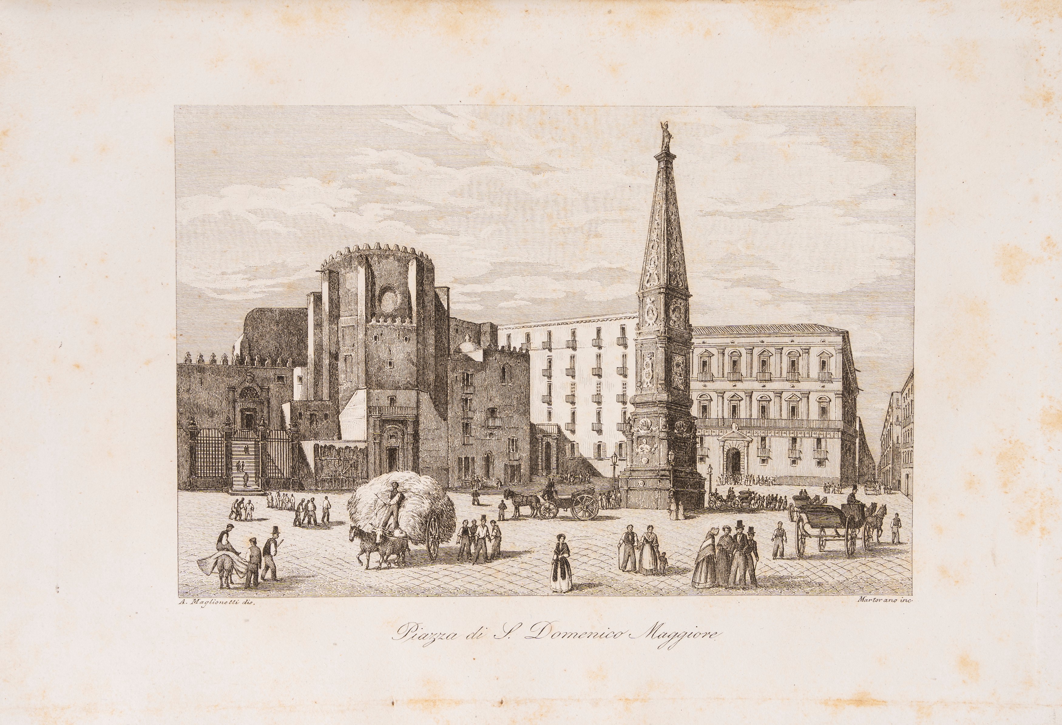 Scipione Volpicella - Descrizione storica di alcuni principali edifici della città di Napoli, 185...