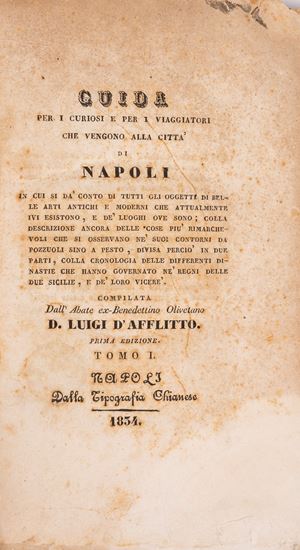 Guida per i curiosi e per i viaggiatori che vengono alla citt&agrave; di Napoli