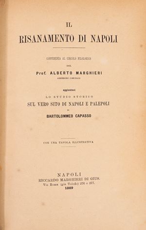 Novello quaderno di condizioni per la esecuzione de' lavori di conto della citt&agrave; di Napoli