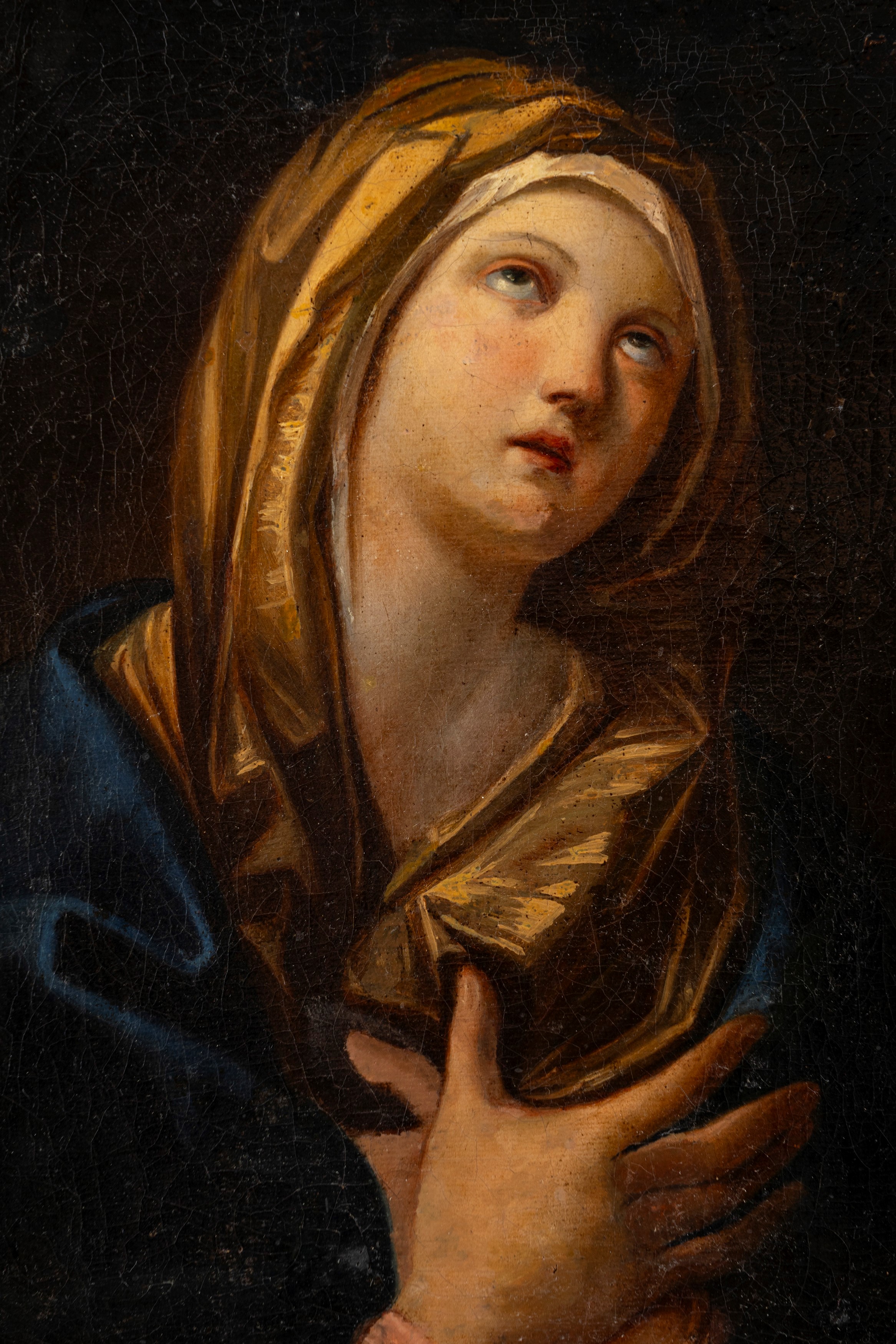 Da Guido Reni - Autore anonimo, Madonna orante, olio su tela