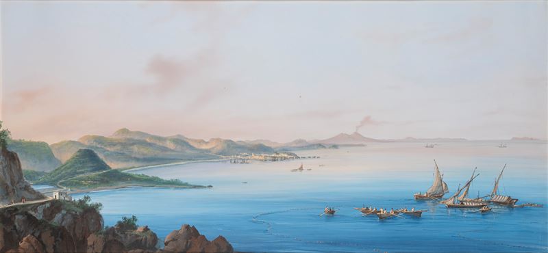 Veduta del golfo di Napoli da Capo Miseno