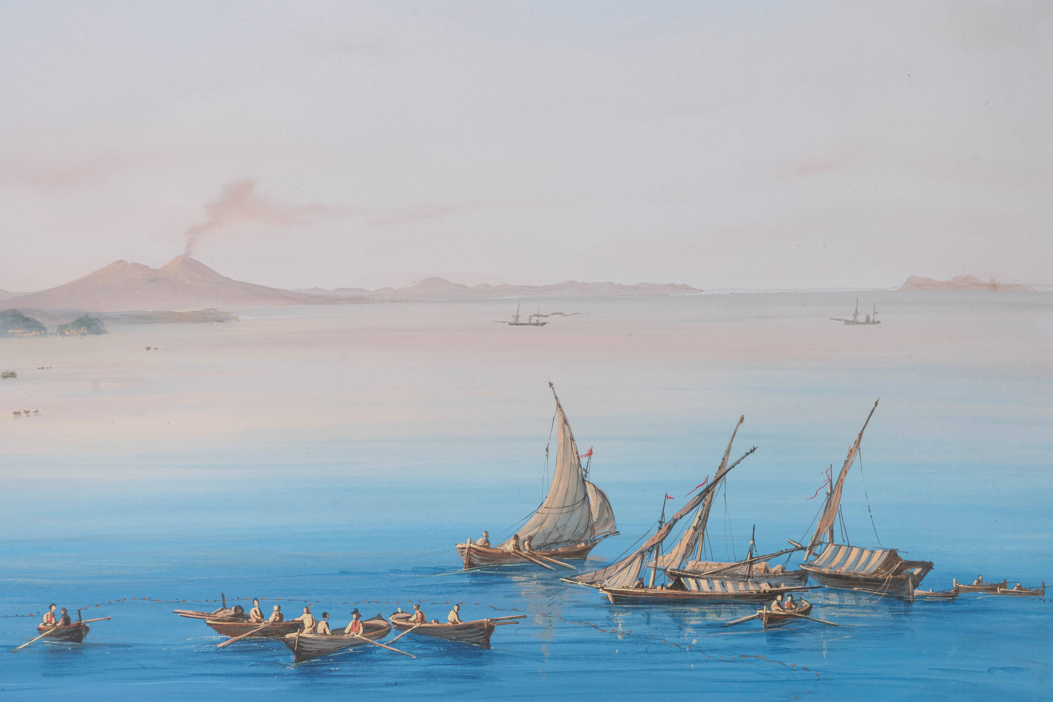 Veduta del golfo di Napoli da Capo Miseno