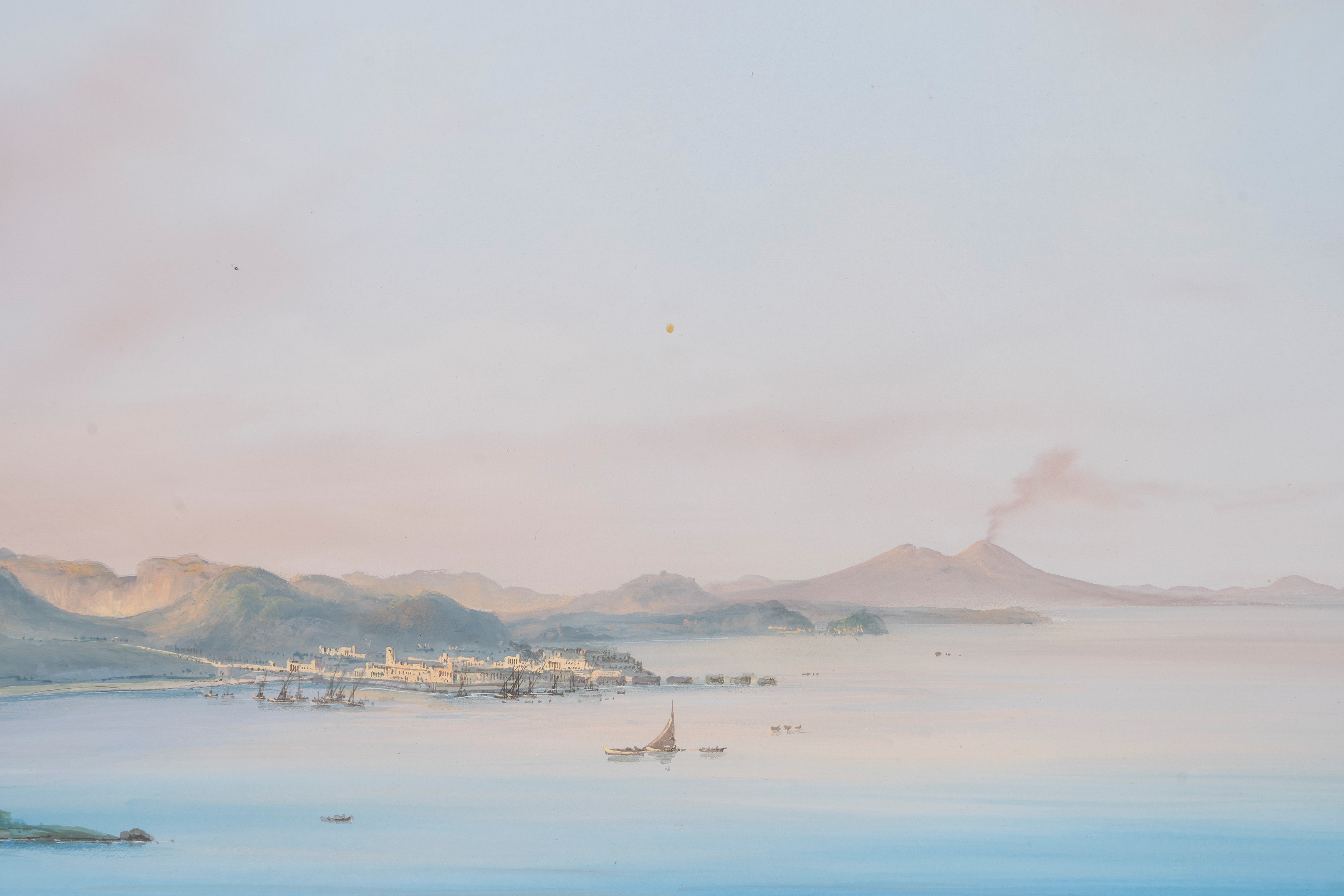 Veduta del golfo di Napoli da Capo Miseno